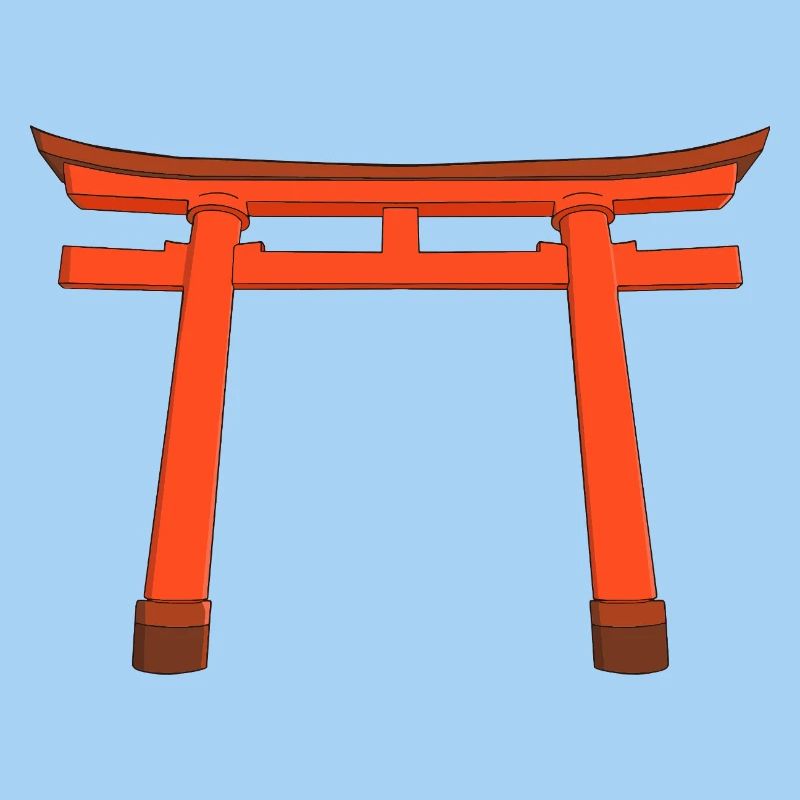 Vivid Torii Gate