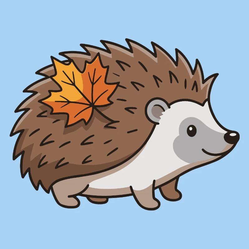 Hérisson Feuille d’Automne, Animal Mignon