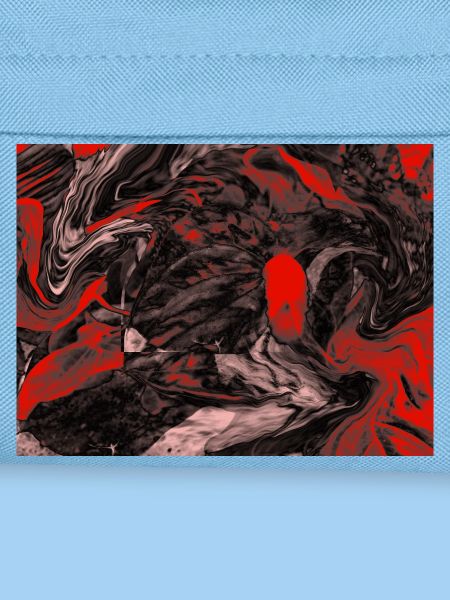 Roter Marmormix Wirbelkunst