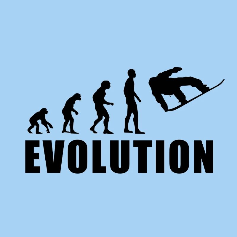 EVOLUTION SNOWBOARD Schnee Winter Geschenk