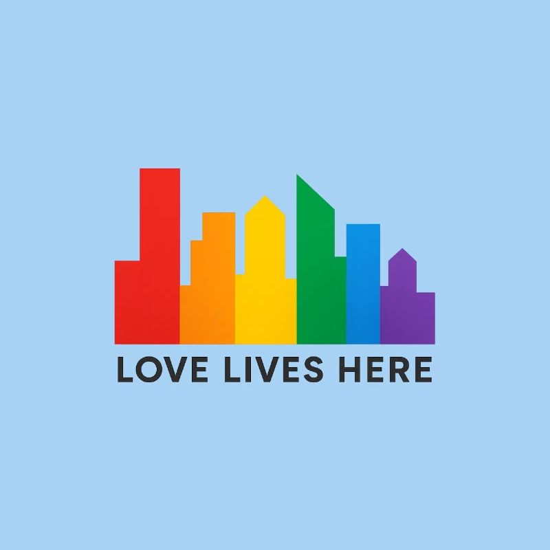 Rainbow Skyline Pride
