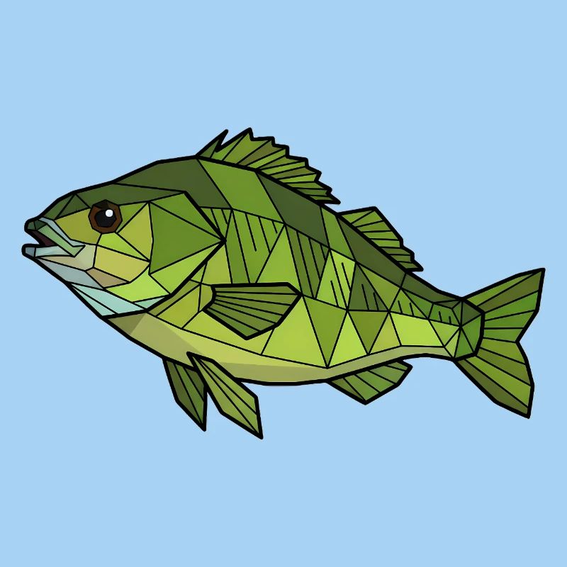 Perchoir géométrique Low Poly