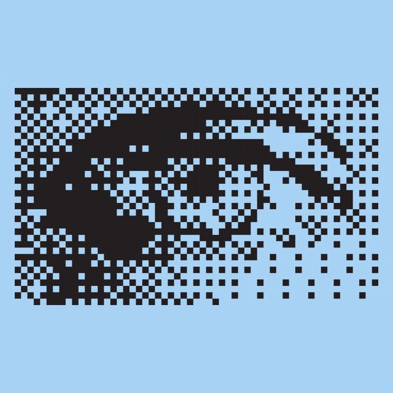 Mitternachts-Pixel-Augenmuster