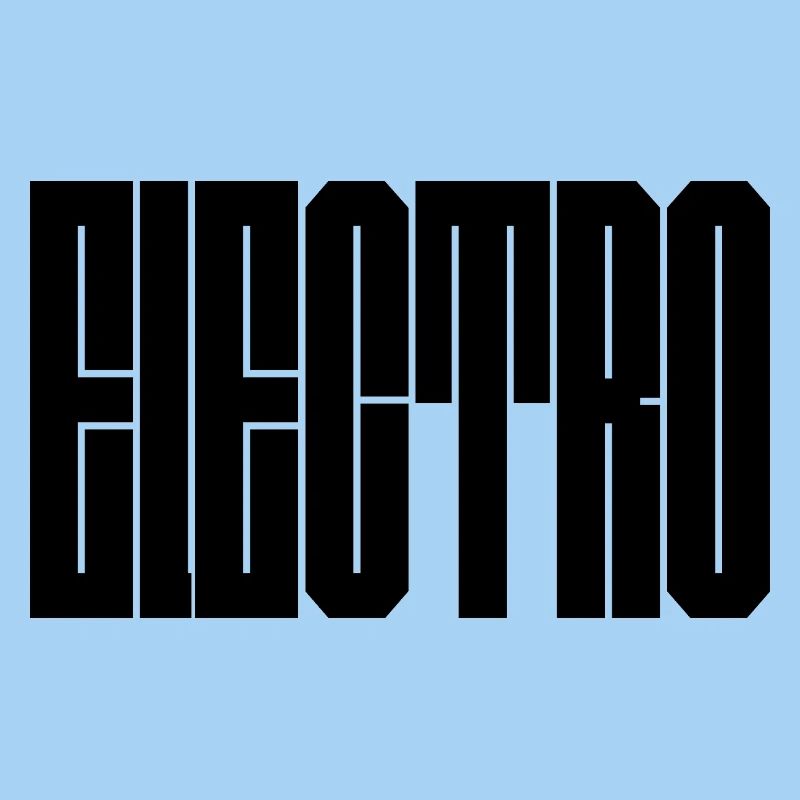 Conception de la typographie de musique électro