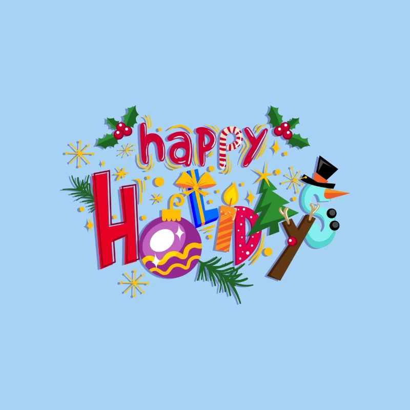 Joyeuses Fêtes T-shirt à capuche conception