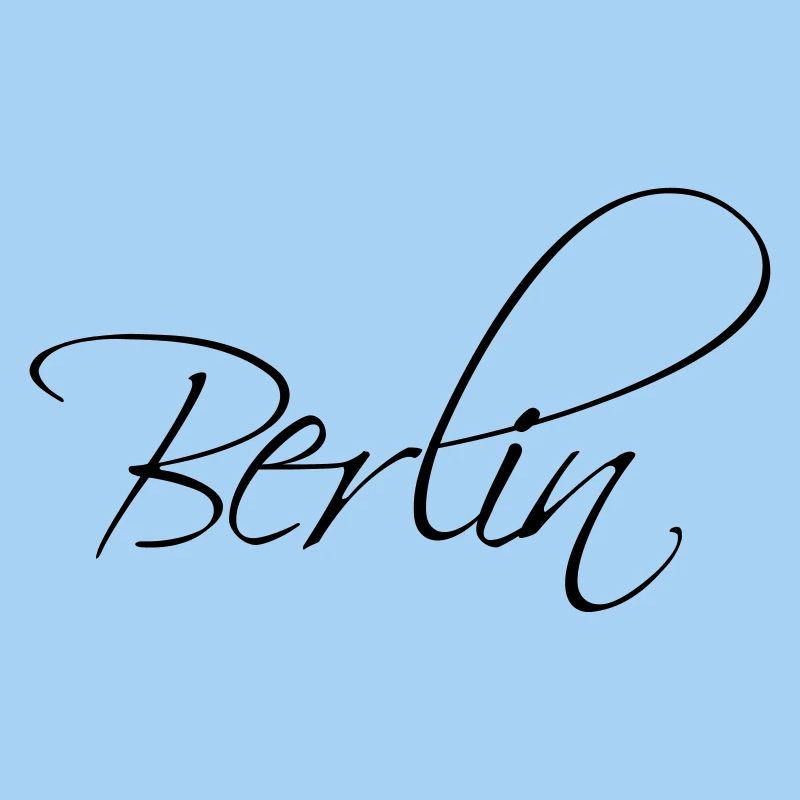 Lettrage de calligraphie de Berlin