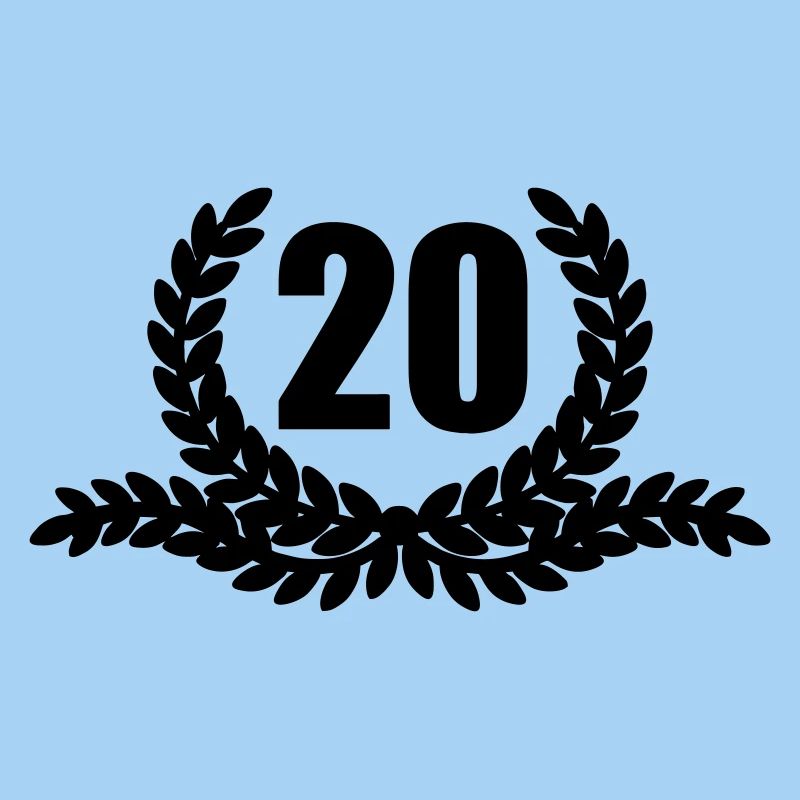 Laurel wreath 20 YEARS