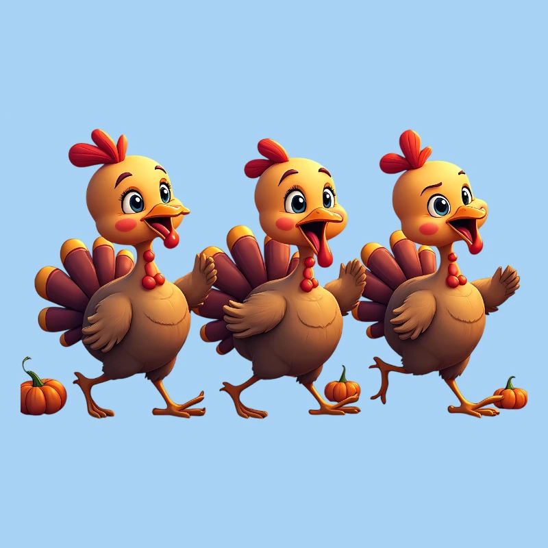 Bébé dinde de Thanksgiving