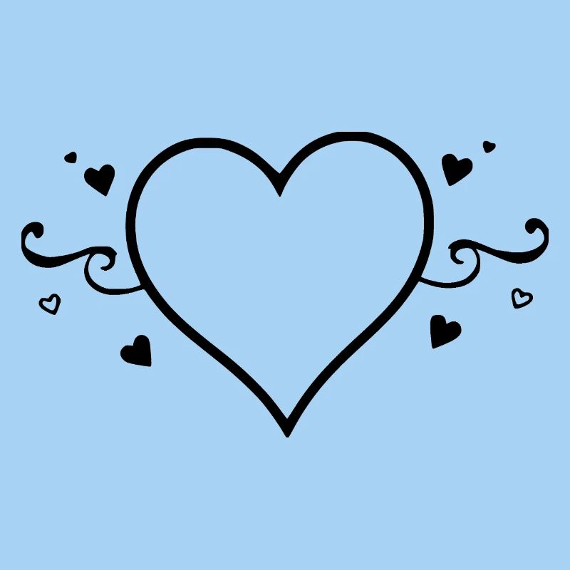 Black Heart Valentine's Day Gift
