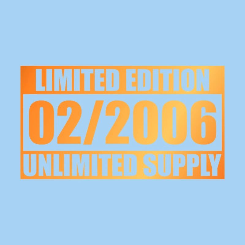 20th Anniversary Limited Edition - ꝏ Supply 02/2006