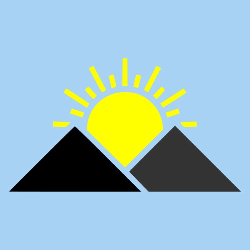 Sonne Berge Landschaft