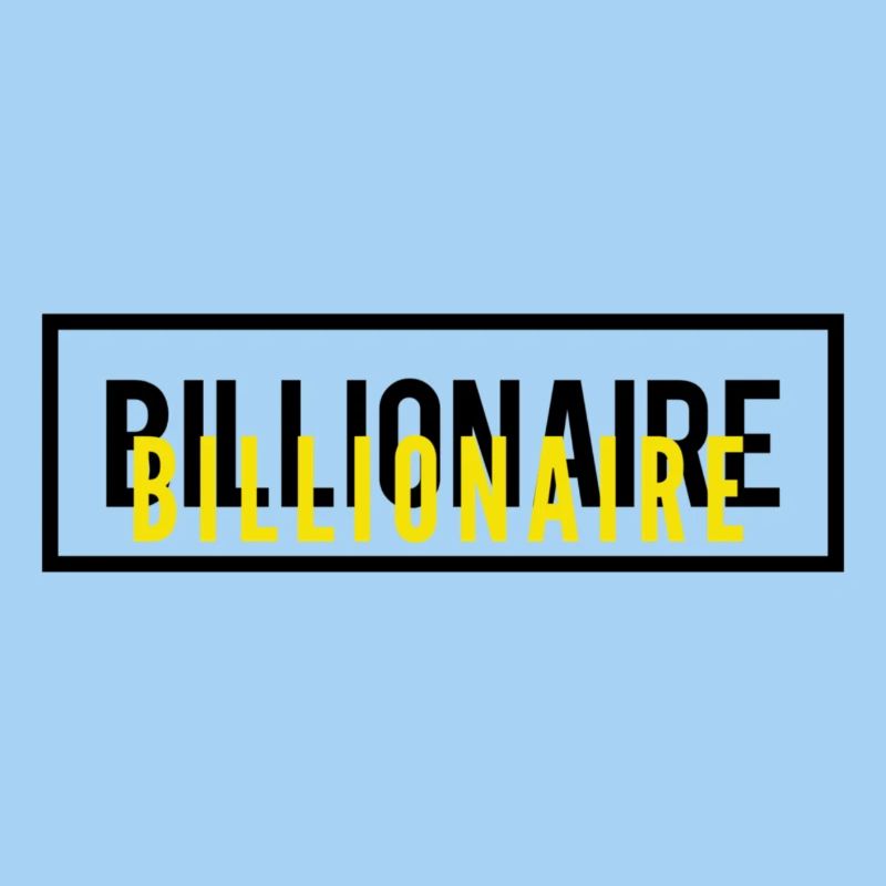 Milliardär Motivation Text Design