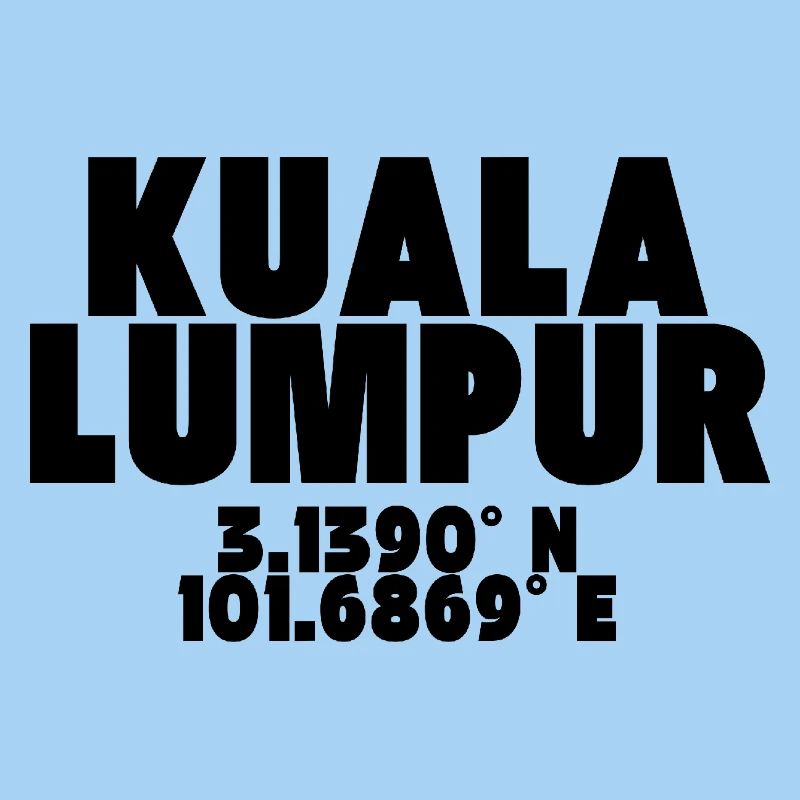 Kuala Lumpur - Design with coordinates