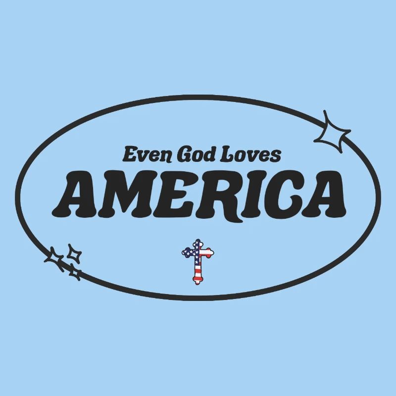 Sogar Gott betet Amerika an