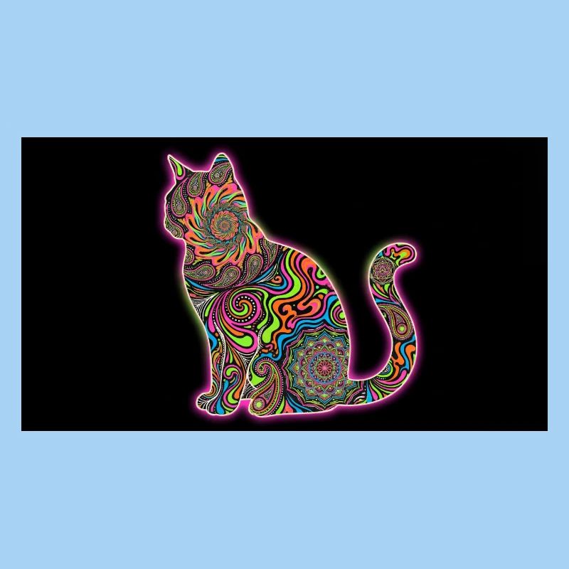 Psychedelic Cat Patterns