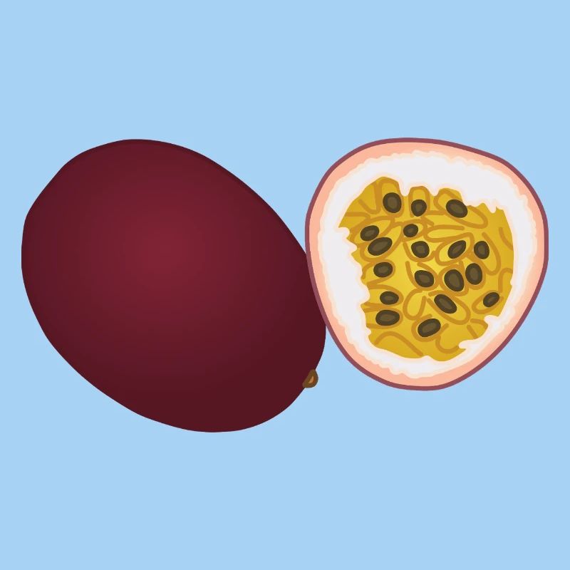 Passionsfrucht-Duo-Kunst