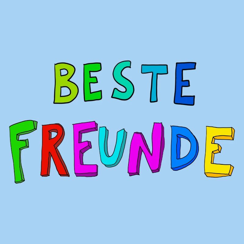 Beste Freunde Farbexplosion