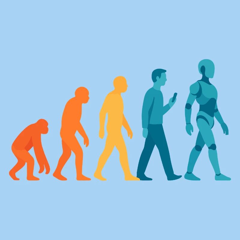 Evolution to Robot Outline