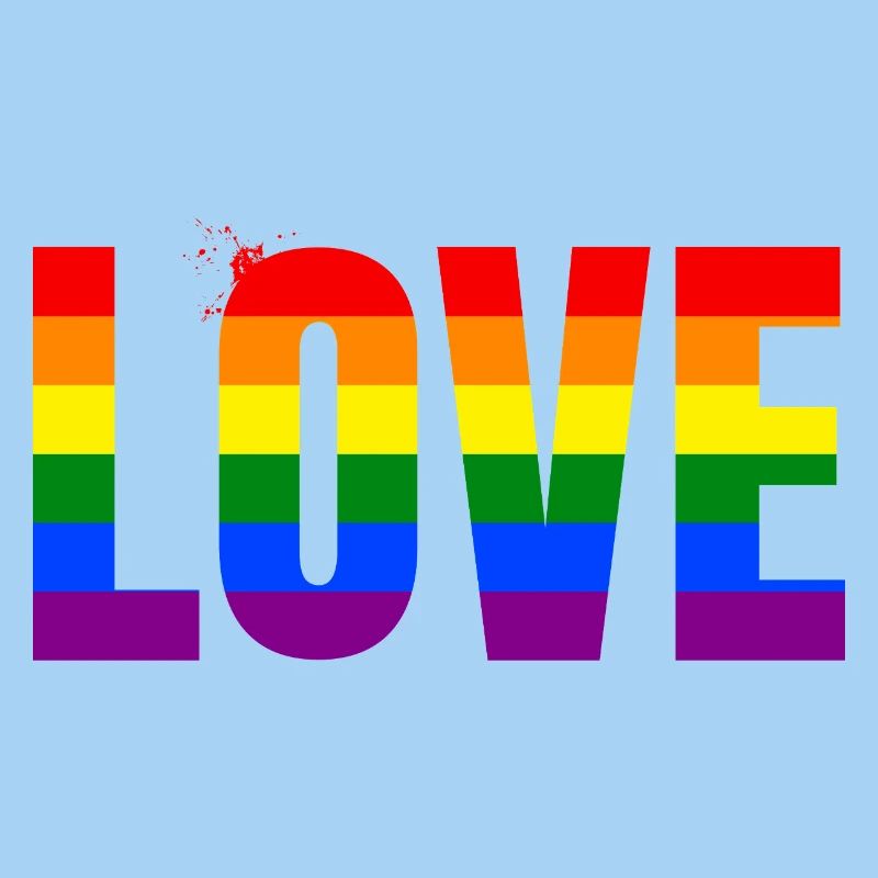 LOVE Rainbow Statement – Bold Equality Message