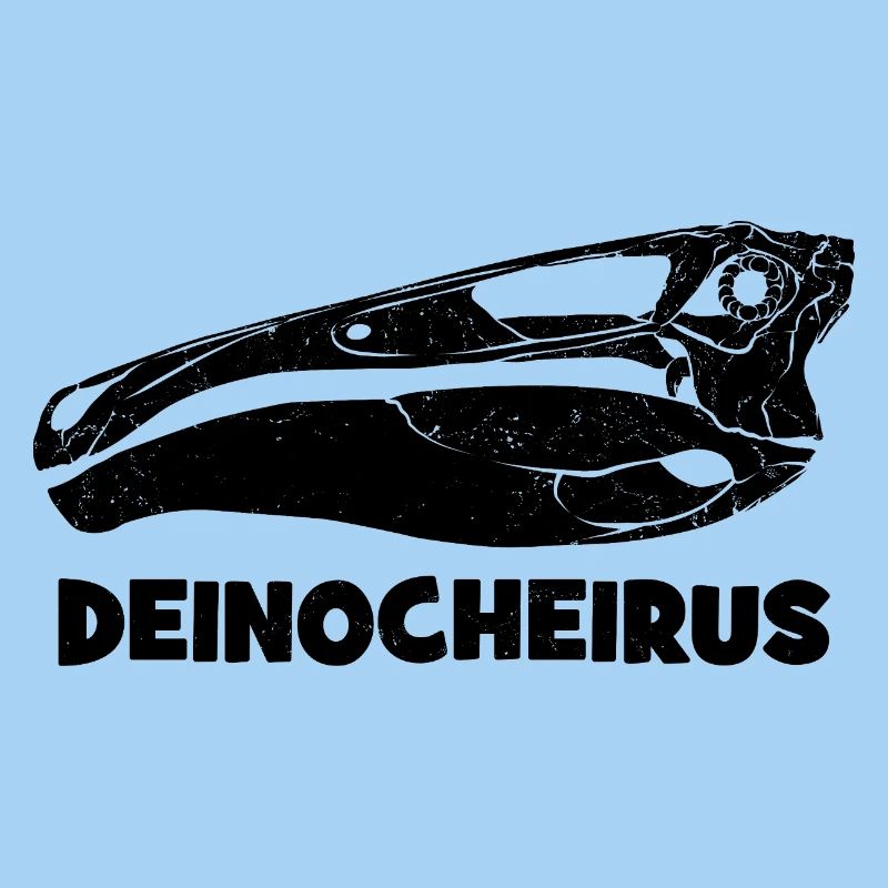 Deinocheirus Schädel Fossil