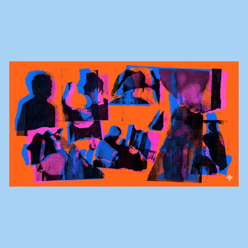 Collage Pop Silhouettes