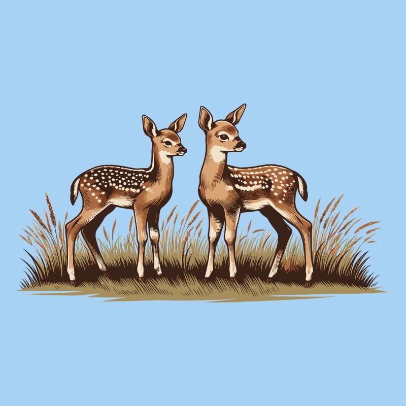 Deer on meadow