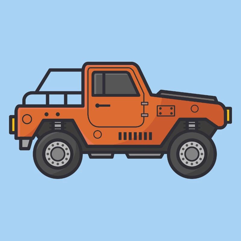 Dessin animé Jeep