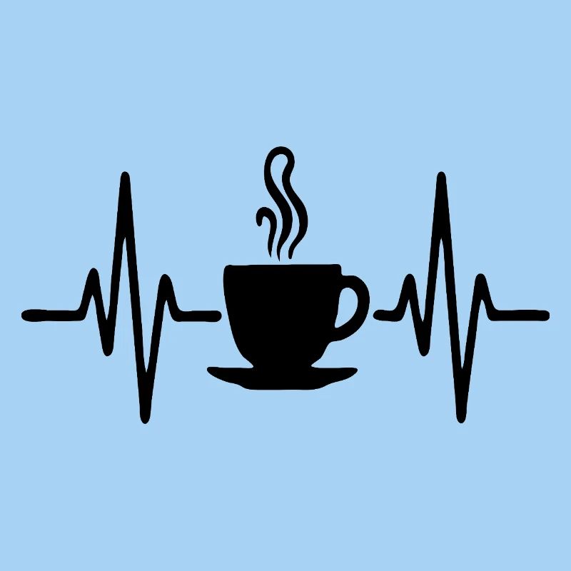 Broken Heart Kaffeetasse Minimalistisches Liniendesign