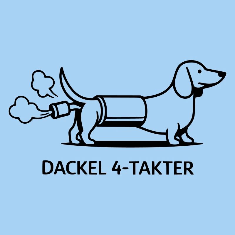 dackel viertakter gassi