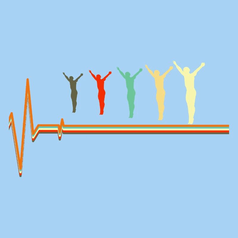 Diving Heartbeat Scuba Diver Pulse EKG