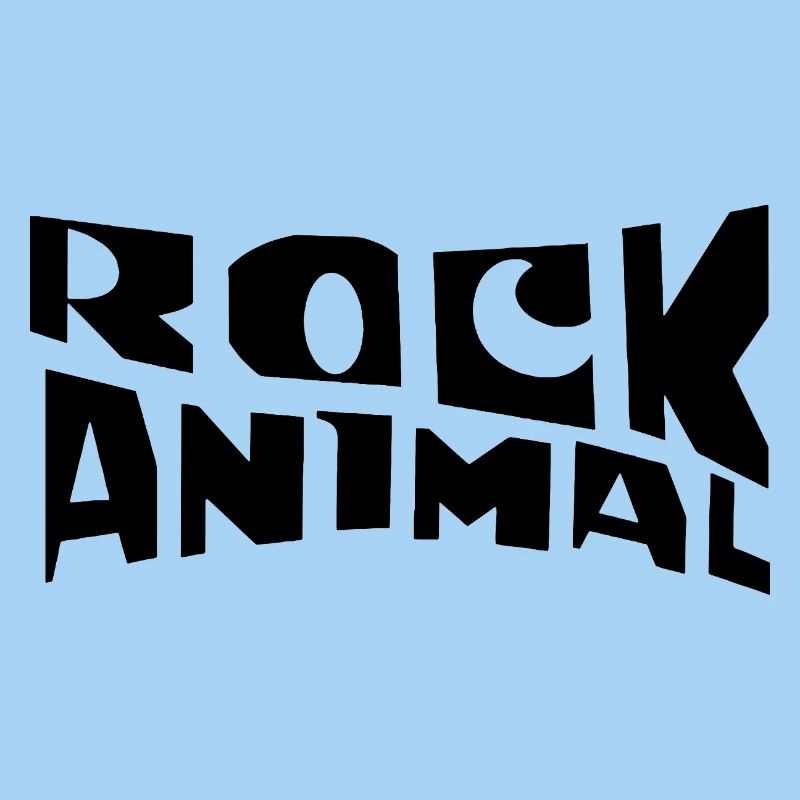 Logo-Design der Steintiertypografie