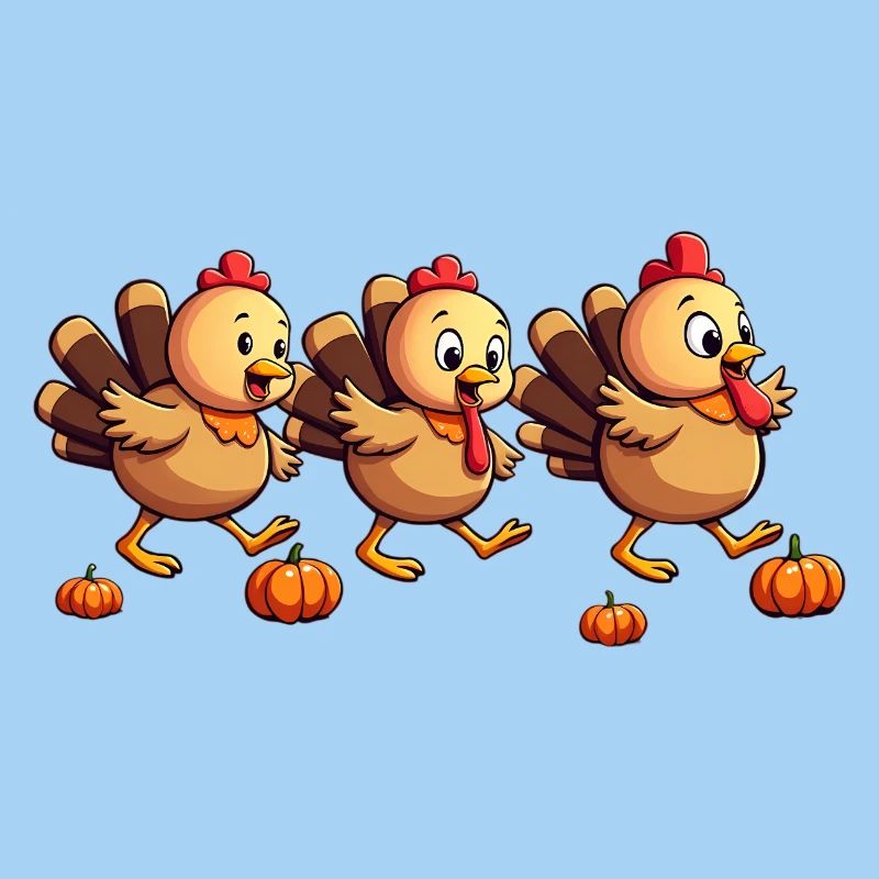 Bébé dinde de Thanksgiving
