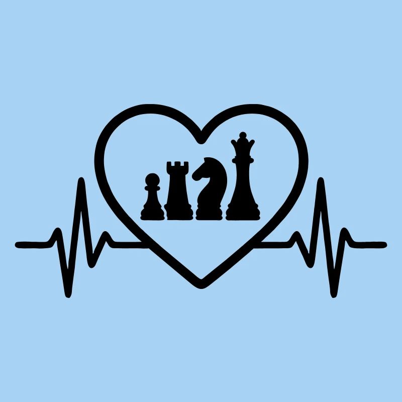 Heart Chess Pieces