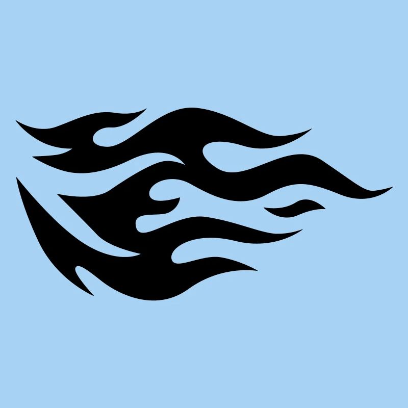 Flammen eines Feuers