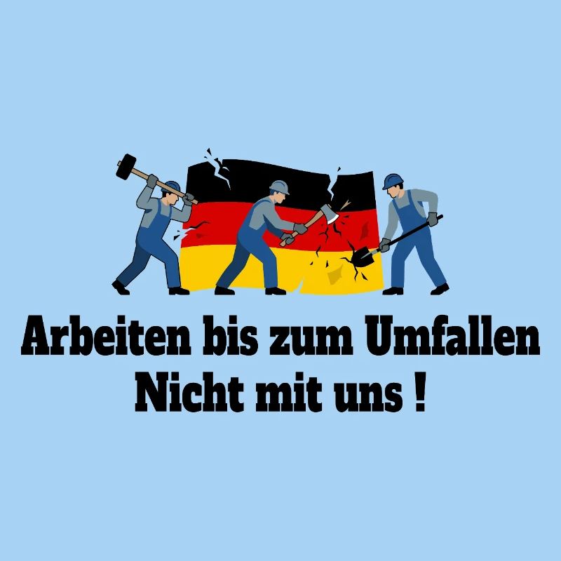 Arbeiten bis zum Umfallen