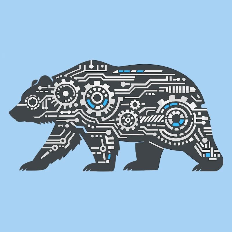 Kibernetic Bear Circuit Pattern