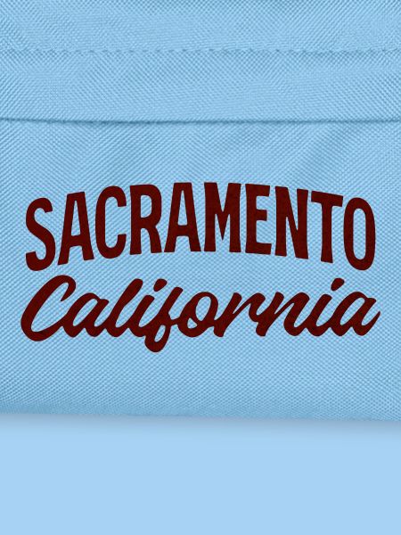 Sacramento Script California Tee