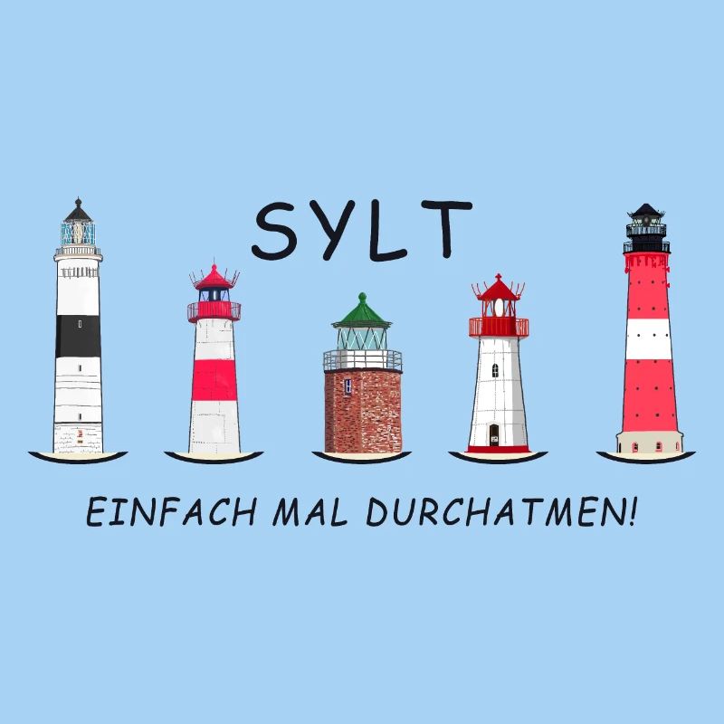 Sylt, Just take a deep breath, Sylt lighthouses