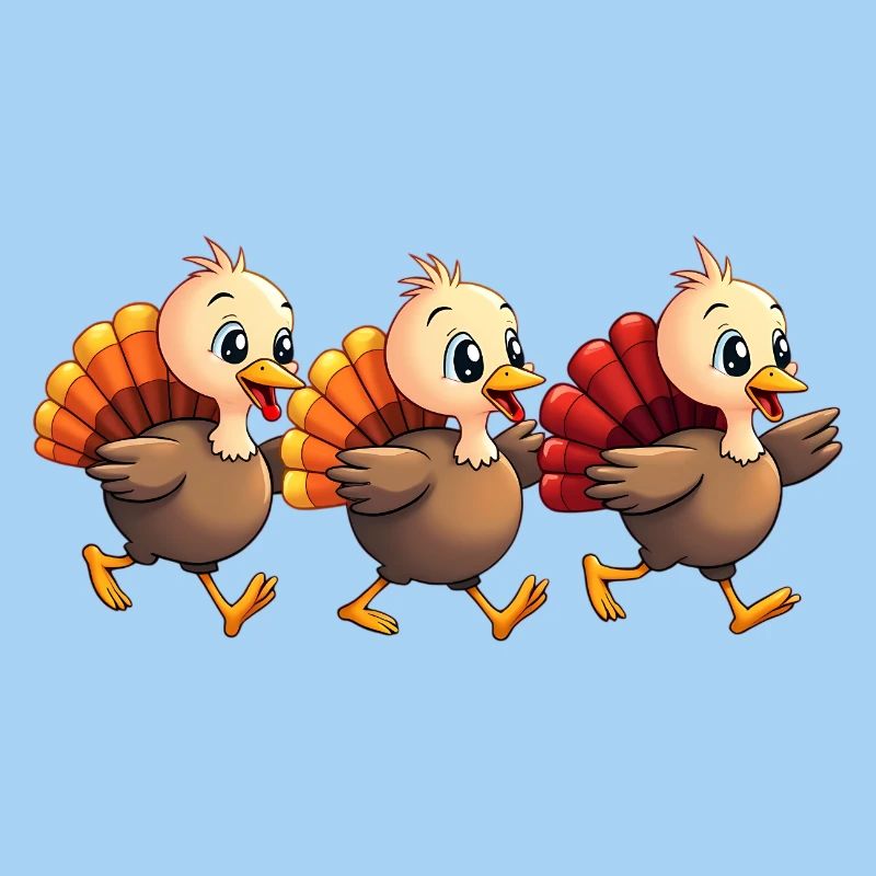 Bébé dinde de Thanksgiving