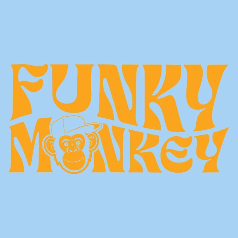 Funky Monkey Retro-Typografie