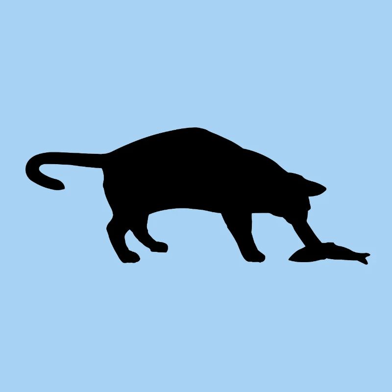 Cat and fish