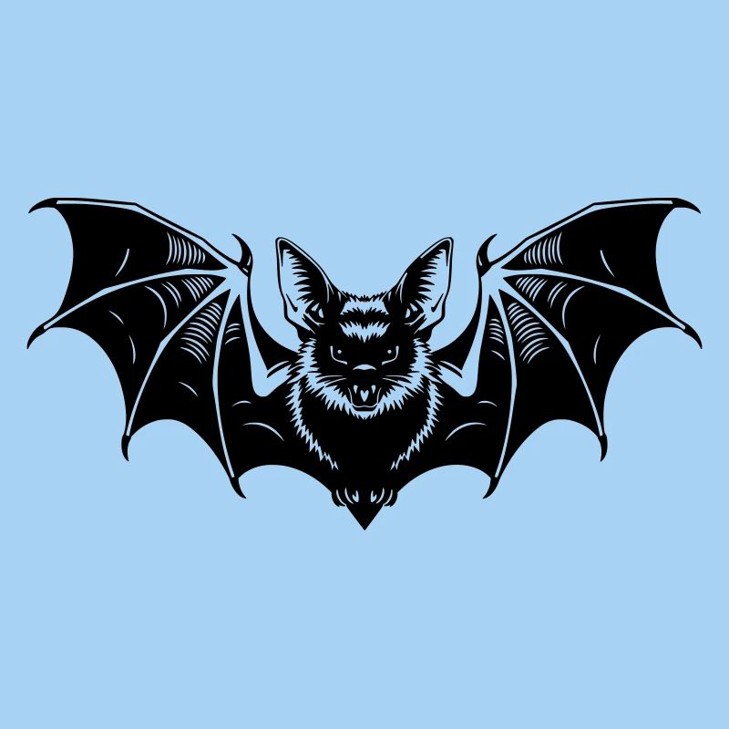 Fledermaus Gothic Illustration