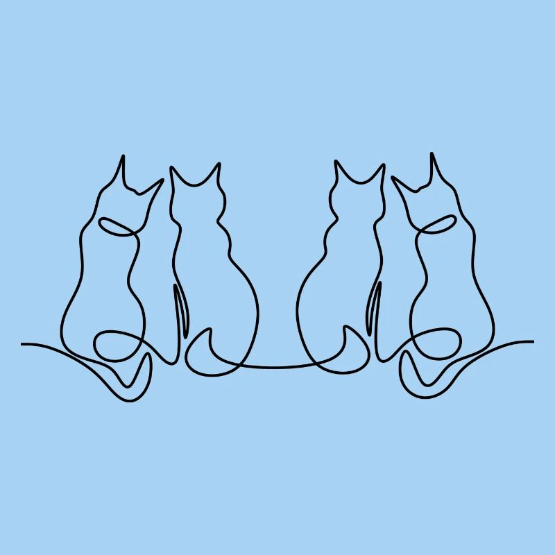 Verliebte Katzen