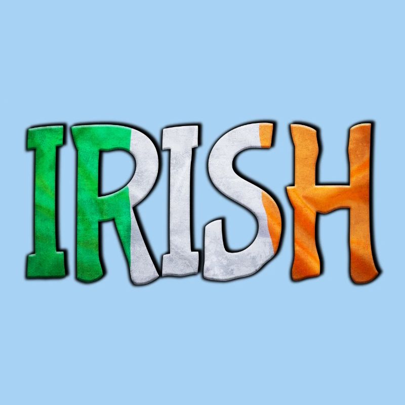 Irish Flag Letters Patchwork