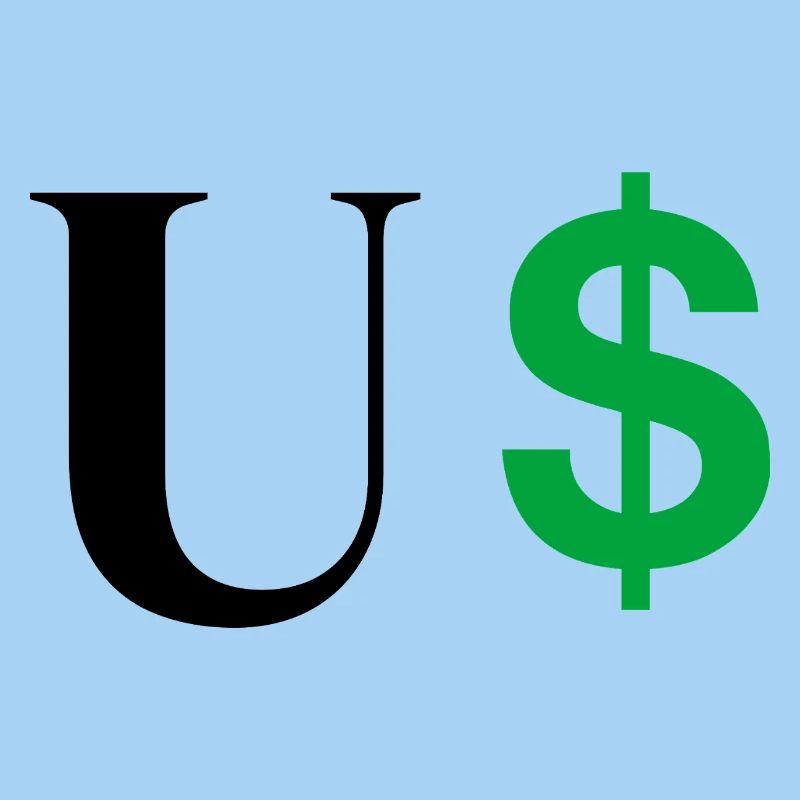 Letter u dollar