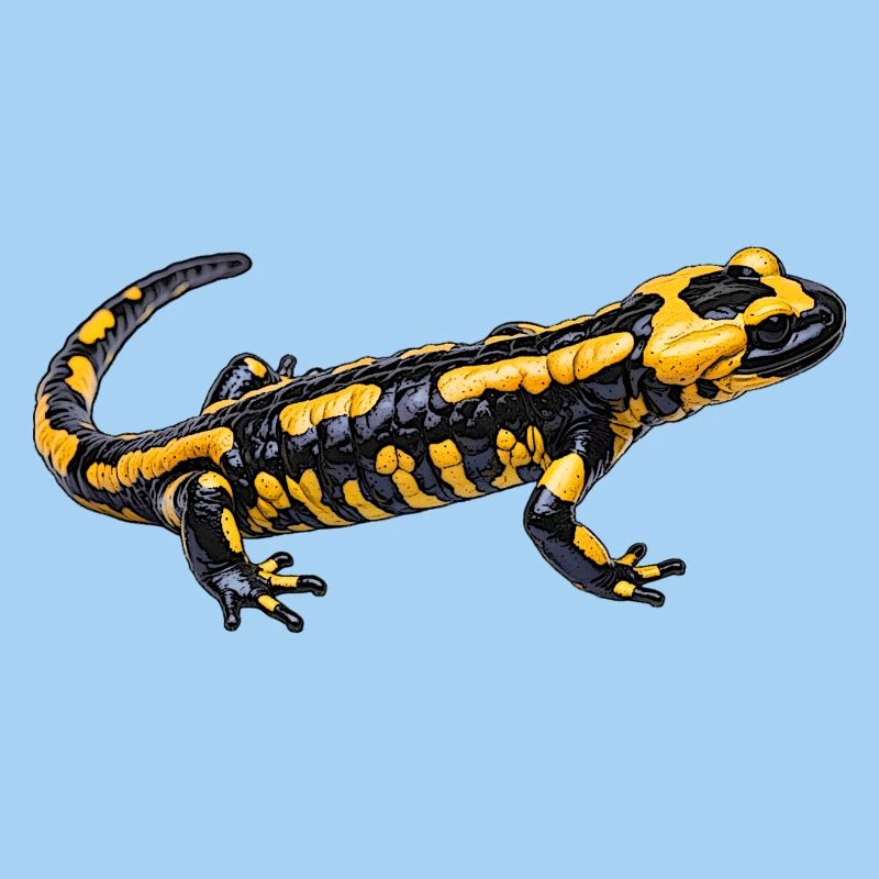 Fire salamander design
