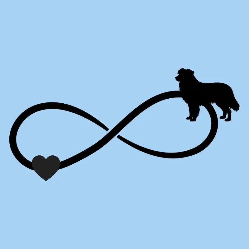 Australian Sheperd Herz Unendlichkeit 