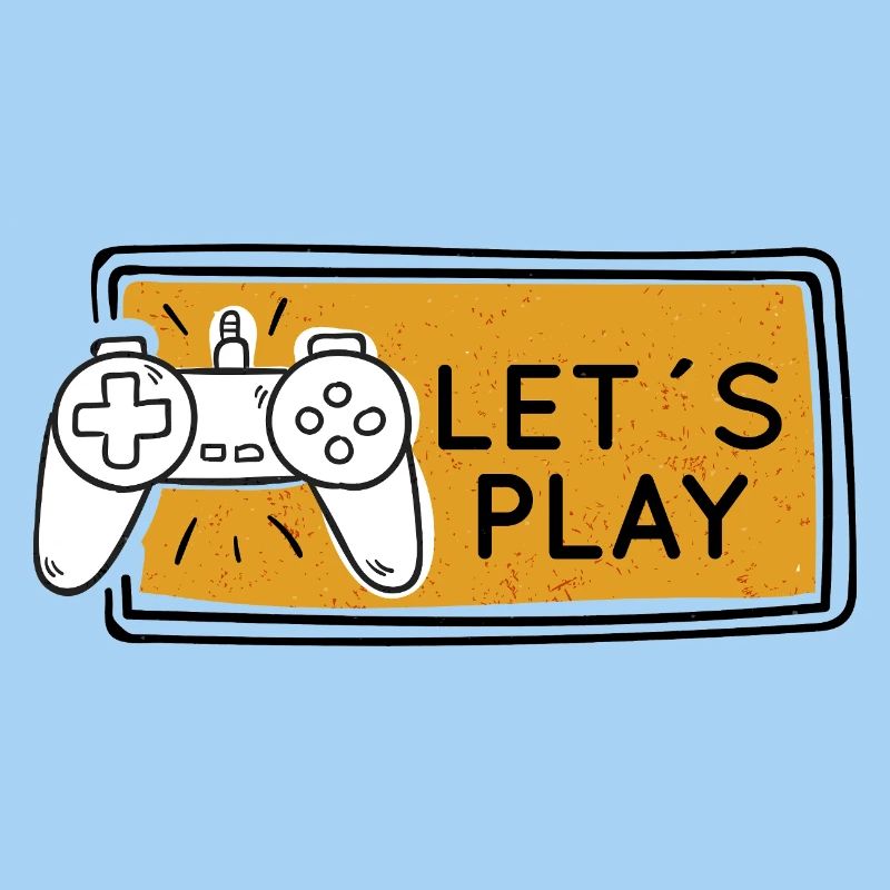 Let's Play Gaming Controller-Grafik
