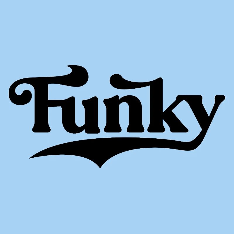 Musique funky Conception typographique audacieuse