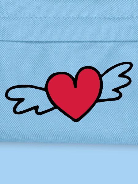 flying heart love gift